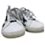 Yves Saint Laurent Baskets en toile et cuir Saint Laurent Paris Noir Blanc  - vue 11