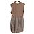 Autre Marque Vestido sin mangas en V YOKO CHAN Beige - vista 2