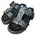 Sandalias de shearling Rockstud Valentino Garavani Negro