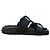 Sandalias de shearling Rockstud Valentino Garavani Negro - vista 5