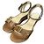 Sandali in pelle Jimmy Choo Marrone