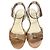 Sandali in pelle Jimmy Choo Marrone - vista 3