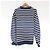 Autre Marque Langarm-Pullover Border Lois CRAYON Blau - Ansicht 2