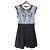 Autre Marque GUILD PRIME Spitzenkleid mit Druck Schwarz