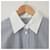 Camicia oversize a righe Acne Studios Blu - vista 3