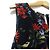Autre Marque Stretch-Velours-Blumenmusterkleid GUILD PRIME Schwarz - Ansicht 4