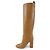 Botas Largas de Piel Donna de Louis Vuitton Castaño - vista 2