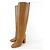 Botas Largas de Piel Donna de Louis Vuitton Castaño - vista 3
