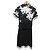 Autre Marque LEONARD Blumendruckkleid Schwarz - Ansicht 2
