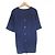 Autre Marque Kurzarmbluse United Arrows green label relaxing Blau Marineblau - Ansicht 2