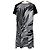 Autre Marque Vestido con Estampado de Hojas LEONARD SPORT Negro Blanco - vista 3