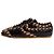 Dries Van Noten Schwarze veredelte Ledersneaker - Größe EU 38