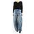 Jacquemus Jeans a gamba a botte Le Paysan blu - taglia UK 10 - vista 2