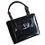 Borsa a Mano Dior in Pelle Verniciata Nera Nero