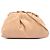 Bottega Veneta Mini Pouch in pelle di agnello beige con tracolla
