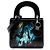 Dior Nero Edizione Limitata Mat Collishaw Lady Art Mini Pelle di Vitello Farfalla Lady Dior