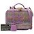 Chanel Viola Media Tweed CC Filigrana Vanity Case Porpora - vista 8