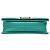 Chanel Blu Antico Medio Boy Flap in Pelle di Agnello Turchese - vista 3