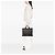 Hermès Tasche Herline MM aus grauem Canvas Braun Anthrazitgrau - Ansicht 6