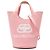 Borsa a secchiello in tela onda XS rosa Balenciaga