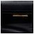 Chanel Mini Quadrato Nero in Pelle di Vitello Stampata Coco - vista 4