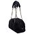 Große gesteppte Shearling Bowlingtasche Chanel Blue Coco Neigh Blau Marineblau - Ansicht 2