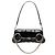 Borsa Gucci piccola in pelle trapuntata nera con catena Horsebit Nero