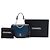 Chanel Blaue kleine gesteppte Lammleder-Satteltasche mit Kettendetails - Ansicht 8