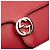 Gucci Rosso Medio Dollar Pelle di Vitello Borsa a Spalla Interlocking G - vista 7