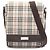 Borsa a tracolla in tela check beige Burberry