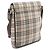 Borsa a tracolla in tela check beige Burberry - vista 2
