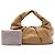 Bottega Veneta Pochette a Spalla in Agnello Marrone - vista 8