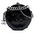 Borsa rotonda in vernice nera Chanel As Earth Nero
