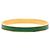 Kelly Bracciale Bangle Cadena Lock in Epsom placcato oro verde Hermès - vista 3