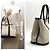 Hermès Garden PM Tote Bag Beige Dunkelbraun - Ansicht 3