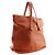 Borsa Tote Hermès Tar Marrone in Pelle Taurillon Clemence - vista 3