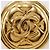 Orecchini vintage a clip Chanel Coco Mark D'oro - vista 6
