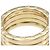 Bulgari Anello B.zero1 4 bande in oro giallo 18K Bvlgari D'oro - vista 4