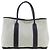 Borsa Tote Hermès Garden Party 36 PM Marrone Nero Bianco