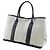 Borsa Tote Hermès Garden Party 36 PM Marrone Nero Bianco - vista 2