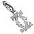 Cartier 2C Charm Pendant in 18K White Gold