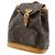 Zaino Mini Montsouris Louis Vuitton Marrone - vista 2