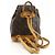 Zaino Mini Montsouris Louis Vuitton Marrone - vista 3