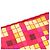 Sciarpa con frange MOSAIQUE AU 24 di Hermès Rosa Rosso Multicolore - vista 4