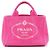 Prada Canapa Handtasche Rosa Canvas Pink