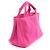 Prada Canapa Handtasche Rosa Canvas Pink - Ansicht 2
