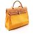 Sac à main Hermès Herbag Zip PM Marron Orange Moutarde - vue 2