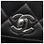 Borsa a spalla in agnello nero trapuntato Chanel - vista 8