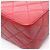 Borsa Chanel Matelassé in pelle di agnello rossa Rosso - vista 10