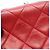Borsa Chanel Matelassé in pelle di agnello rossa Rosso - vista 14